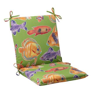 Pillow Perfect Outdoor Kiley Squared Chair Cushion Pillow Perfect Outdoor Cushions & Pillows