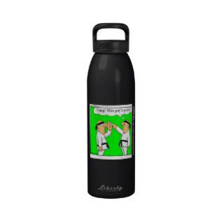 Funny Martial Arts Water Bottle