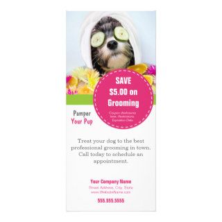 Dog Grooming Rack Card  Make it into anything