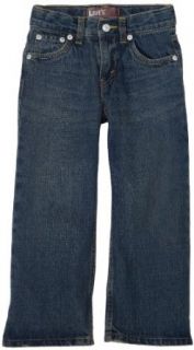 Levi's Boys 2 7 569 Loose Straight Jean, Medium Crosshatch, 7X Clothing