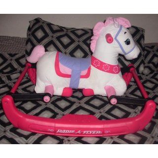 Radio Flyer Pink Soft Rock and Bounce Pony Toys & Games
