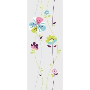 2.5 in. x 27 in. Sugar Blossom Peel and Stick Giant Wall Decals RMK2335SLM