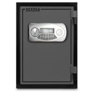 MESA 0.6 cu. ft. U.L. Classified All Steel Fire Safe with Electronic Lock in 2 Tone Black and Grey MF50E
