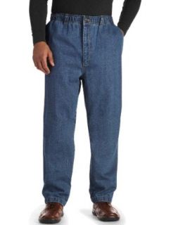Canyon Ridge Big & Tall Elastic Waist Jeans at  Mens Clothing store