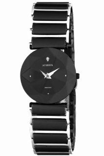 Jowissa Women's J5.227.M Facet Black PVD Stainless Steel Black Ceramic Bracelet Date Watch at  Women's Watch store.