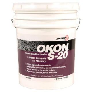 OKON S 20 5 gal. Water Repellent Siloxane Sealer for Dense Concrete and Masonry DISCONTINUED 162272
