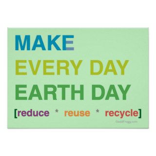 Make Every Day Earth Day Classroom Poster