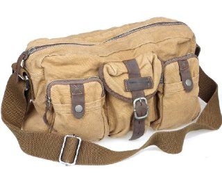 Durable Canvas Retro Messenger Bag  Hiking Daypacks  Sports & Outdoors