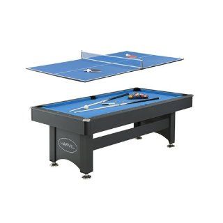 Harvil 7 Foot Pool Table with Table Tennis Top  Sports & Outdoors