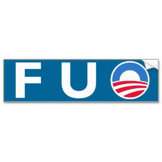 fu obama bumper sticker