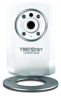 TRENDnet Megapixel Wireless N Network Surveillance Camera with 2 Way Audio and Night Vision, TV IP572WI (White)  Camera & Photo