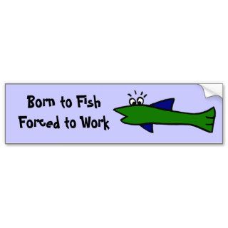 AZ  Funny Fishing Bumper Sticker