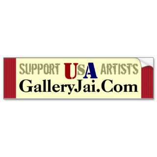 Support USA Artists Bumper Sticker