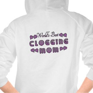 World's Best Clogging Mom Purple Shirt