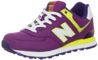 New Balance Women's WL574 Alpine Collection Running Shoe,Grey/Pink,12 B US Shoes