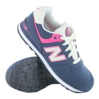 New Balance KL 574 Classic Traditionnels Blue Youths Trainers Size 7 US Shoes