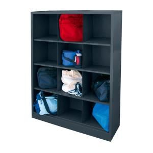 Cubby 46 in. x 66 in. Charcoal 12 Cube Organizer IC00461866 02
