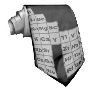 Periodic Table of Elements Artsy Tie For Men
