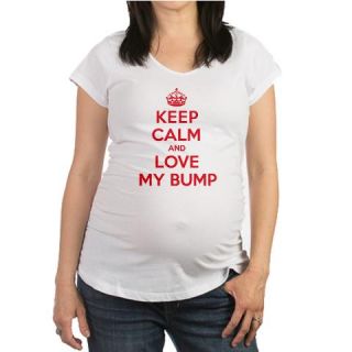  K C Love My Bump Maternity T Shirt