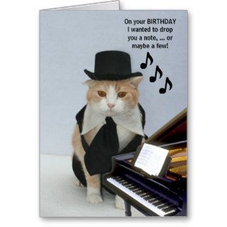 Customizable Funny Cat Greeting Card