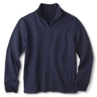 Cherokee Boys School Uniform Fleece Zipper Sweater   Xavier Navy XS