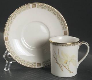 Royal Doulton White Nile Flat Demitasse Cup & Saucer Set, Fine China Dinnerware