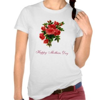 Rose Bouquet, Happy Mothers Day Tee Shirts