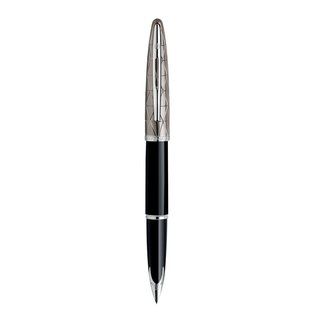 Waterman 'Carene' Contemporary Black / Gunmetal Medium Point Fountain Pen Waterman Fountain Pens