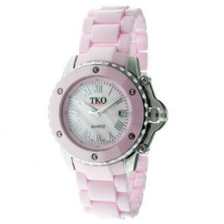 TKO ORLOGI Women's TK575 PK Genuine Ceramic Pink Dial Watch at  Women's Watch store.