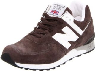 New Balance Men's M576 Sneaker,Dark Brown/White,11.5 D US Shoes