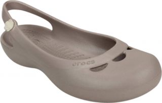 Womens Crocs Jayna   Platinum Slip on Shoes