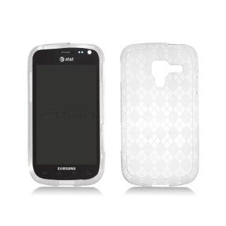 Transparent Clear Flex Cover Case for Samsung Galaxy Exhilarate SGH I577 Cell Phones & Accessories
