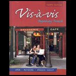 Vis a vis  Beginning French (Student Edition)