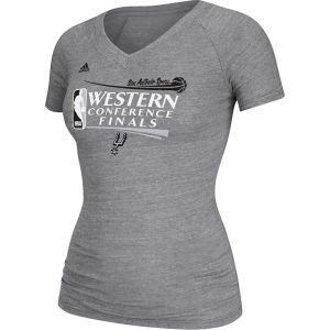 San Antonio Spurs adidas NBA Womens Conference Finals T Shirt 14