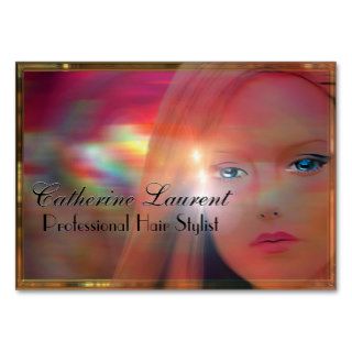 Sparkle Clean Hair Professional 3.5" x 2.5" Business Card Template