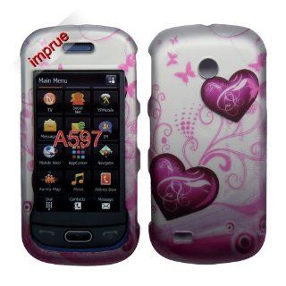 Samsung Eternity II SGH A597 Rubberized Design Hard Case Cell Phones & Accessories