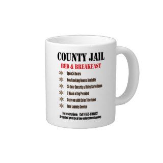 Jail Bed & Breakfast Mug Extra Large Mug