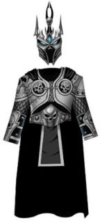 World Of Warcraft Adult Arthas Set, Silver, Standard Adult Sized Costumes Clothing