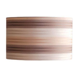 Laura Ashley SLD39113 Selby 13 Inch Striped Drum Shade   Table Lampshades  