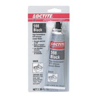 Loctite 598 Gasket Adhesive/Sealant   Black Paste 70 ml Tube   Shore Hardness 26 to 40 Shore A, Tensile Strength 190 psi [PRICE is per TUBE]   Automotive Liquid Gasket Makers  