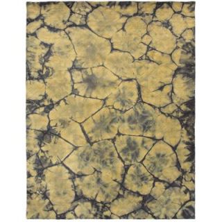 LR Resources Tiedy Overdyed Green 7 ft. 9 in. x 9 ft. 9 in. Plush Indoor Area Rug LR03113 GR810