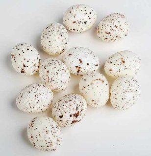 Package of Natural Colored Tiny Plastic Bird Eggs with a Realistic Appearance  36 Eggs   Grocery Eggs