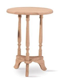 International Concepts OT 601 Round Plant Table, Unfinished   Plant Stands