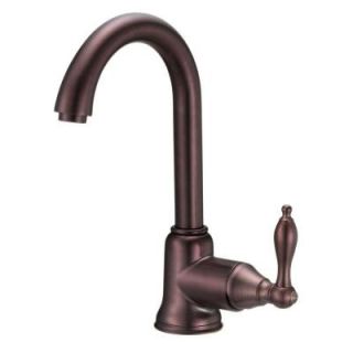 Danze Fairmont Single Handle Bar Faucet with Side Mount Lever Handle in Oil Rubbed Bronze D151540RB