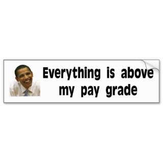 Funny Obama Bumper Sticker