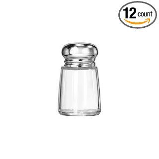 Traex 602 12 Dripcut Salt / Pepper 2 oz Shakers w/ Chrome Lid   Dozen
