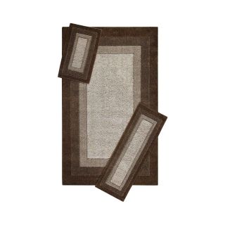 JCP Home Collection  Home McKenzie Washable 3 Pc. Rug Set, Chocolate