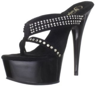 Pleaser Women's Delight 603 1 Slipper Sandals Shoes