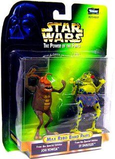 Star Wars POTF2 Power of the Force Max Rebo Band Pairs Joh Yowza and Sy Snootles Toys & Games