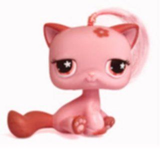 Persian Cat # 603 (pink with long hair, sitting)   Littlest Pet Shop Replacement Figure Loose Retired LPS Collector Toy (Out Of Package/OOP)  Other Products  